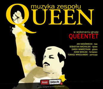 Skierniewice Wydarzenie Koncert Muzyka zespołu Queen w wykonaniu grupy QUEENTET - SKIERNIEWICE, CKIS - 18 października 2024!