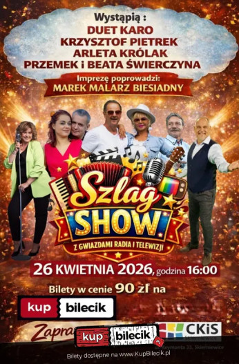 Skierniewice Wydarzenie Koncert Szlag Show - koncert gwiazd Śląskiej Sceny Muzycznej