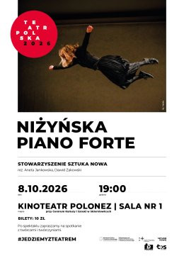 Skierniewice Wydarzenie Spektakl NIŻYŃSKA PIANO FORTE | TEATR POLSKA 2026