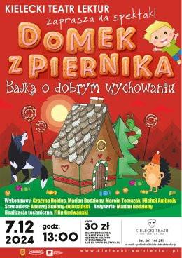 Żyrardów Wydarzenie Spektakl "Domek z piernika" - spektakl mikołajkowy