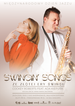 Skierniewice Wydarzenie Koncert „Swingin' Songs" ze złotej ery Swingu – Cockey Roberts feat. Ada Kiepura